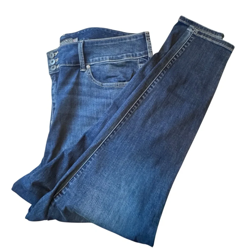 Torrid Jegging Jeans 22W Medium Wash Skinny Stretch Denim High Rise Super Soft - Picture 5 of 11